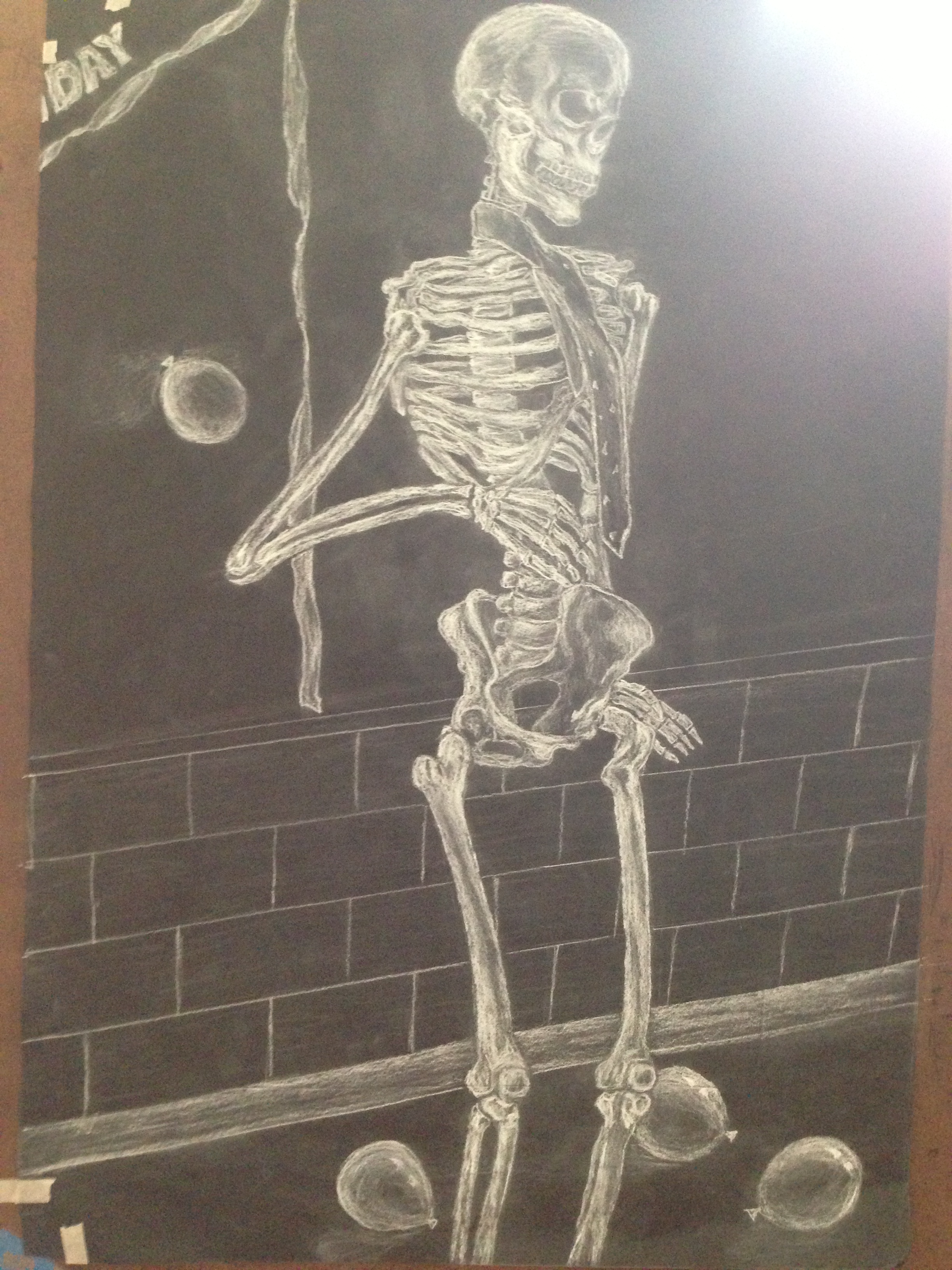 White Charcoal Sketch