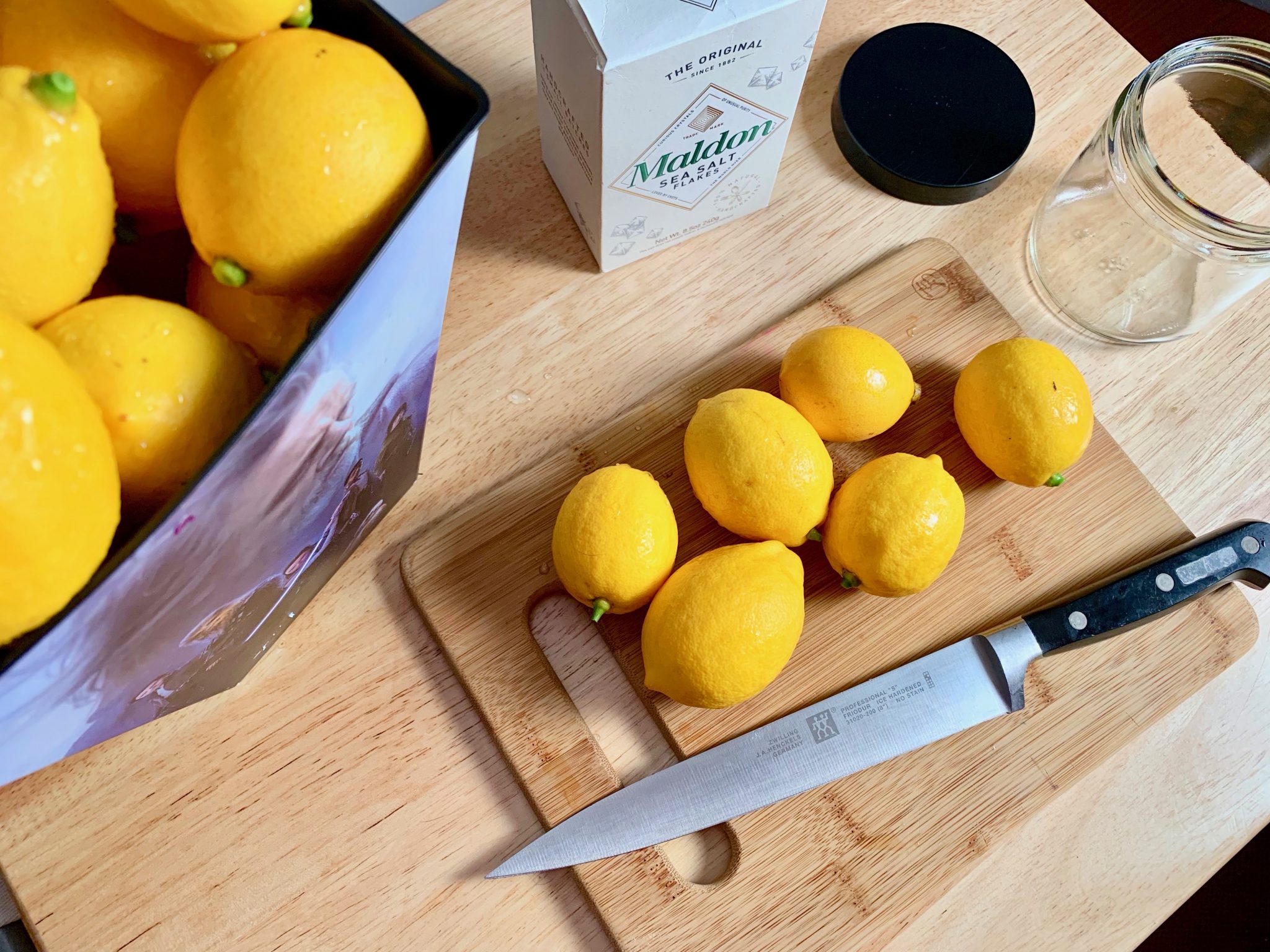 Salt-Preserved Meyer Lemons