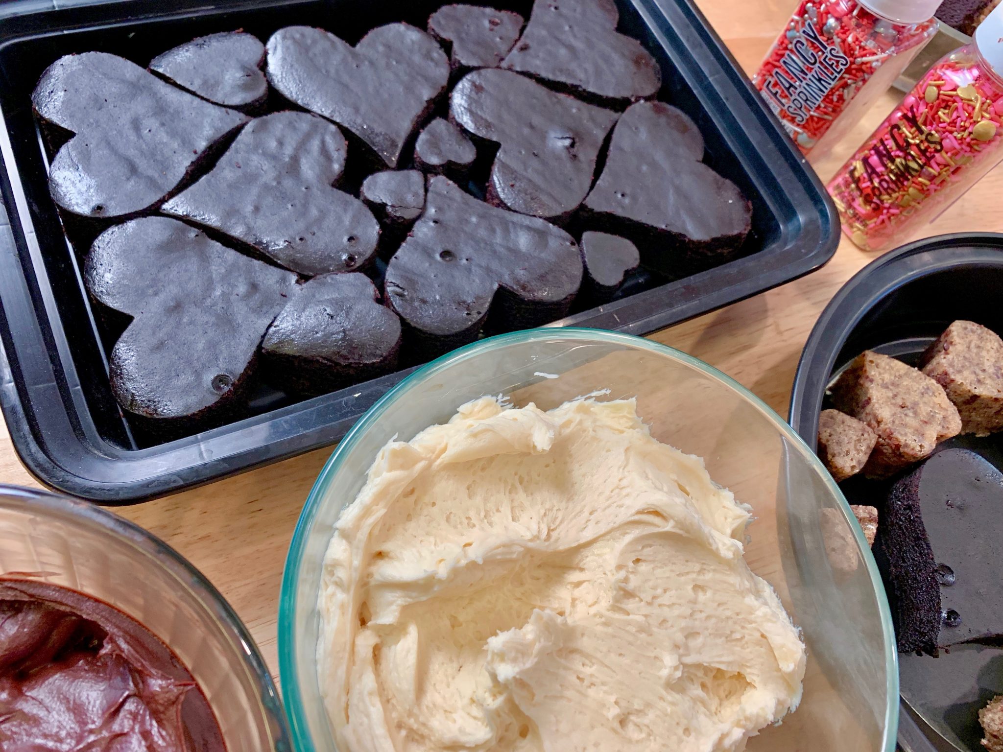 Valentine Brownie Bites