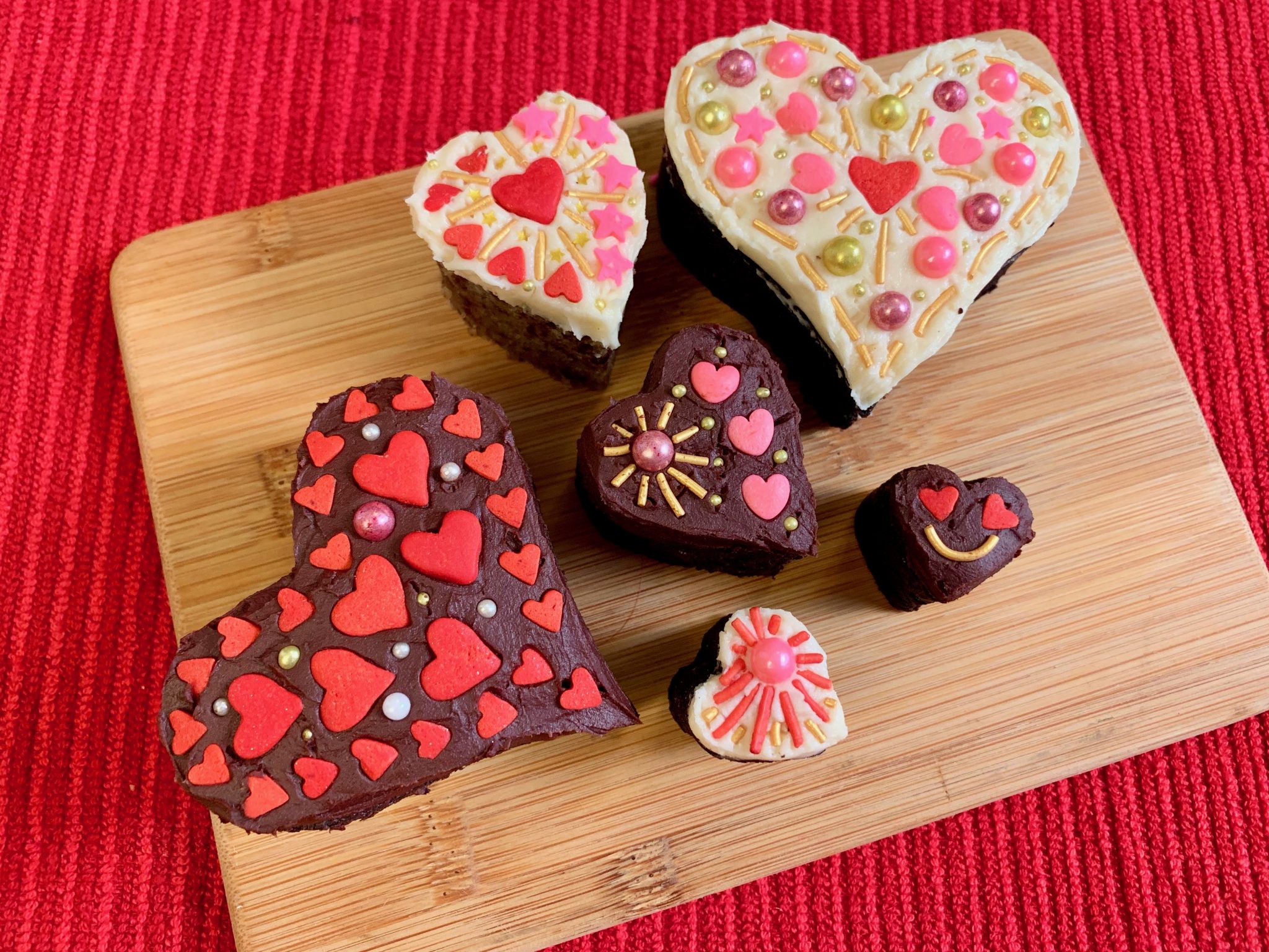 Valentine Brownie Bites