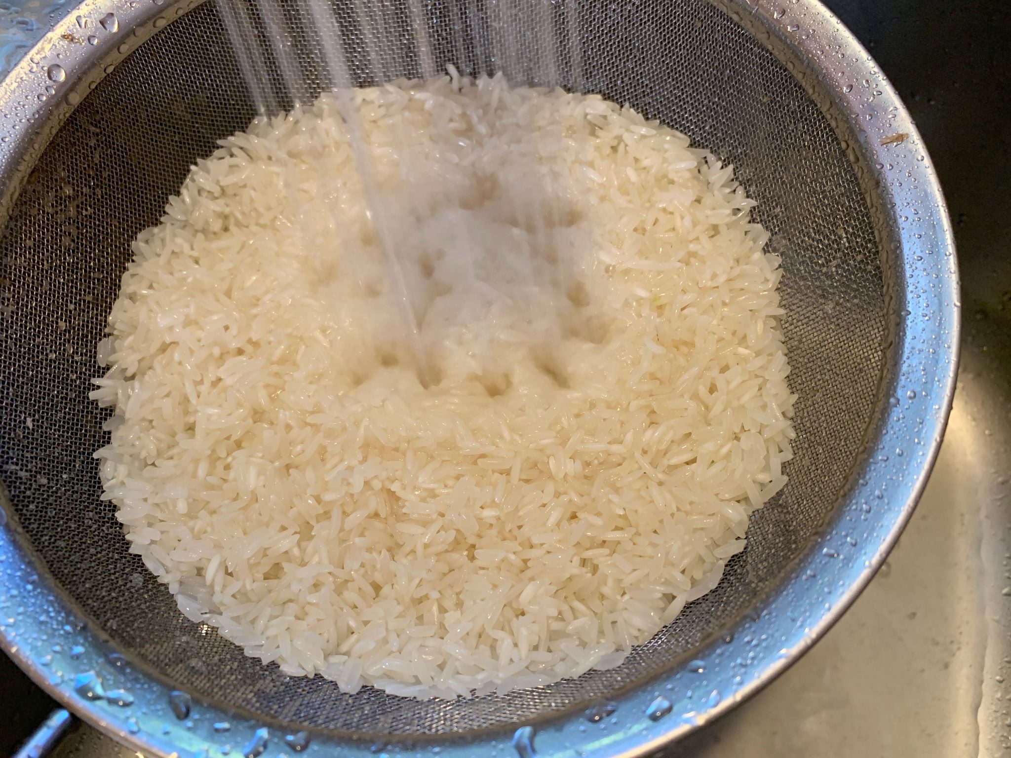 Shrimp Sausage and Saffron Rice