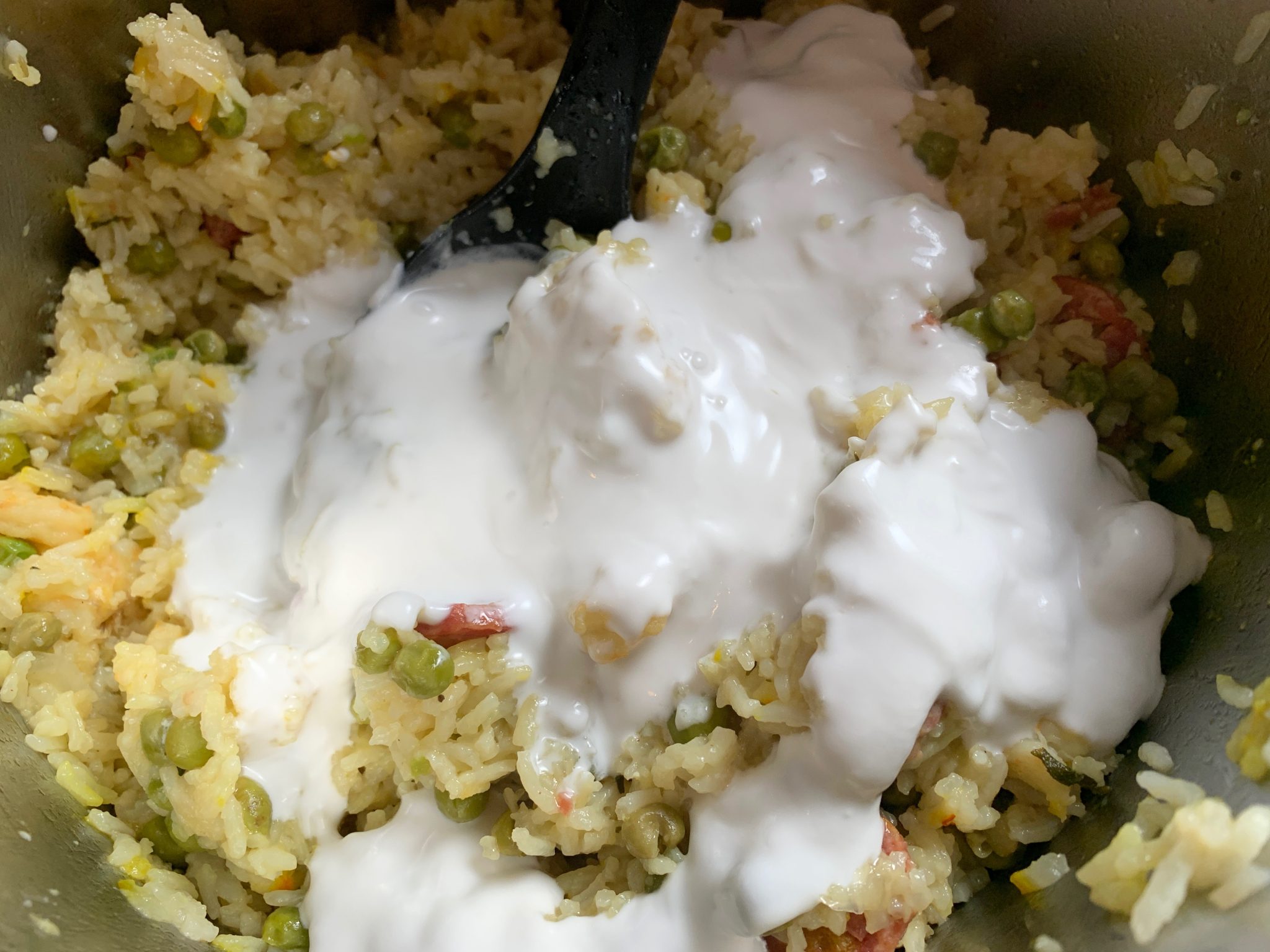 Shrimp Sausage and Saffron Rice