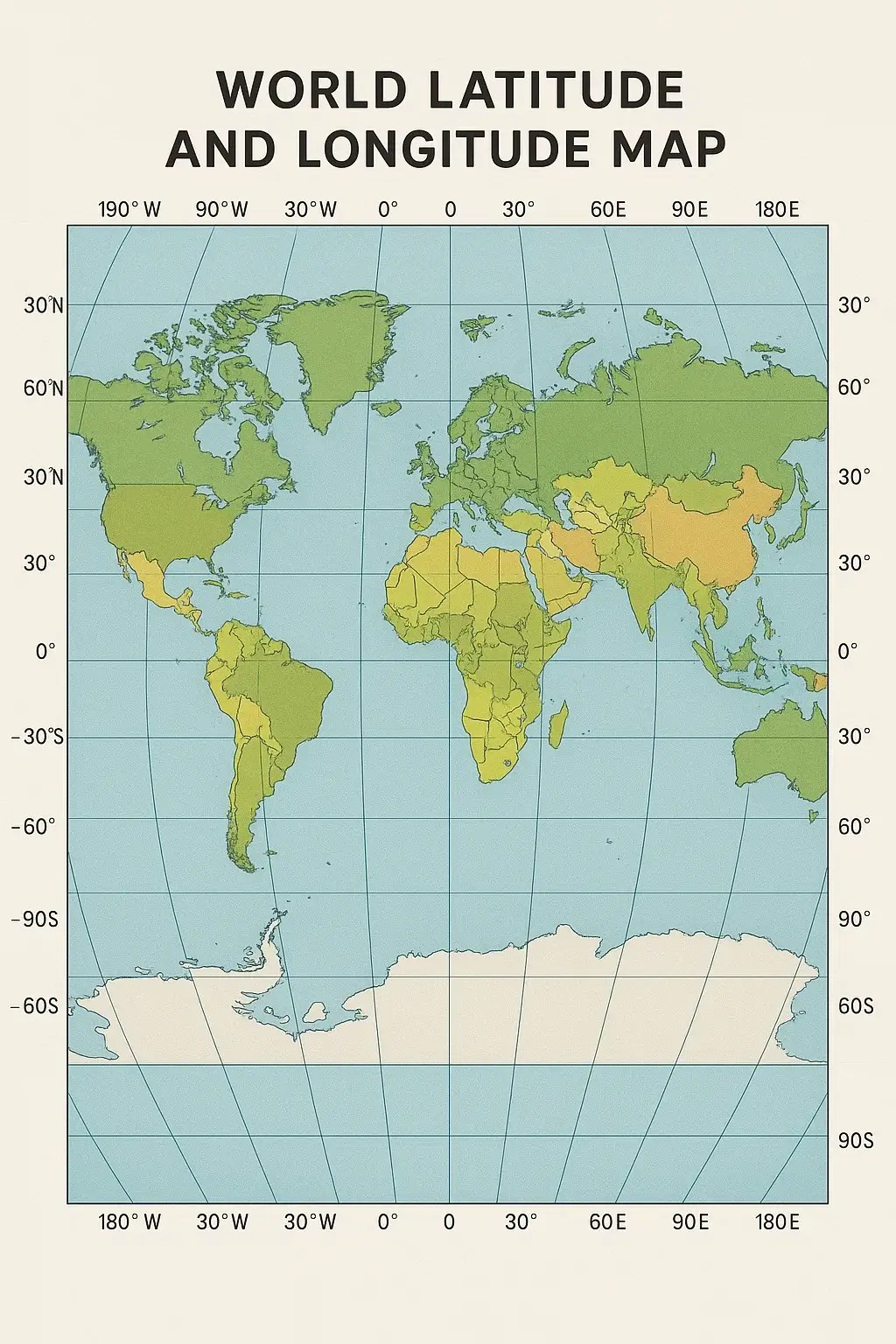 World Latitude And Longitude Map Global Grid System World Latitude Longitude Map.webp