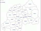 Printable Blank Rwanda Map With Outline Transparent Map