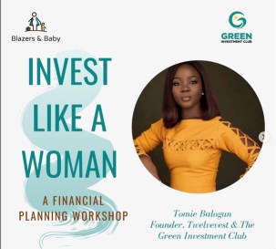 invest like a woman financial planning workshop for women in nigeria green investment club