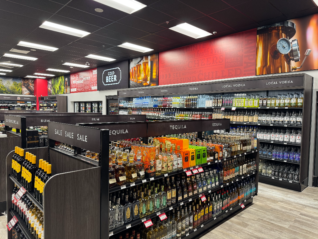 Liquor Store Shelving Alberta