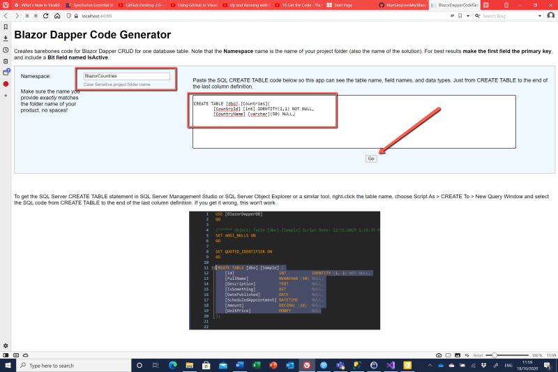 Blazor Syncfusion Dapper Part 3 Dapper C Code Generation Youtube - Elegant Gradient Texture - 8K