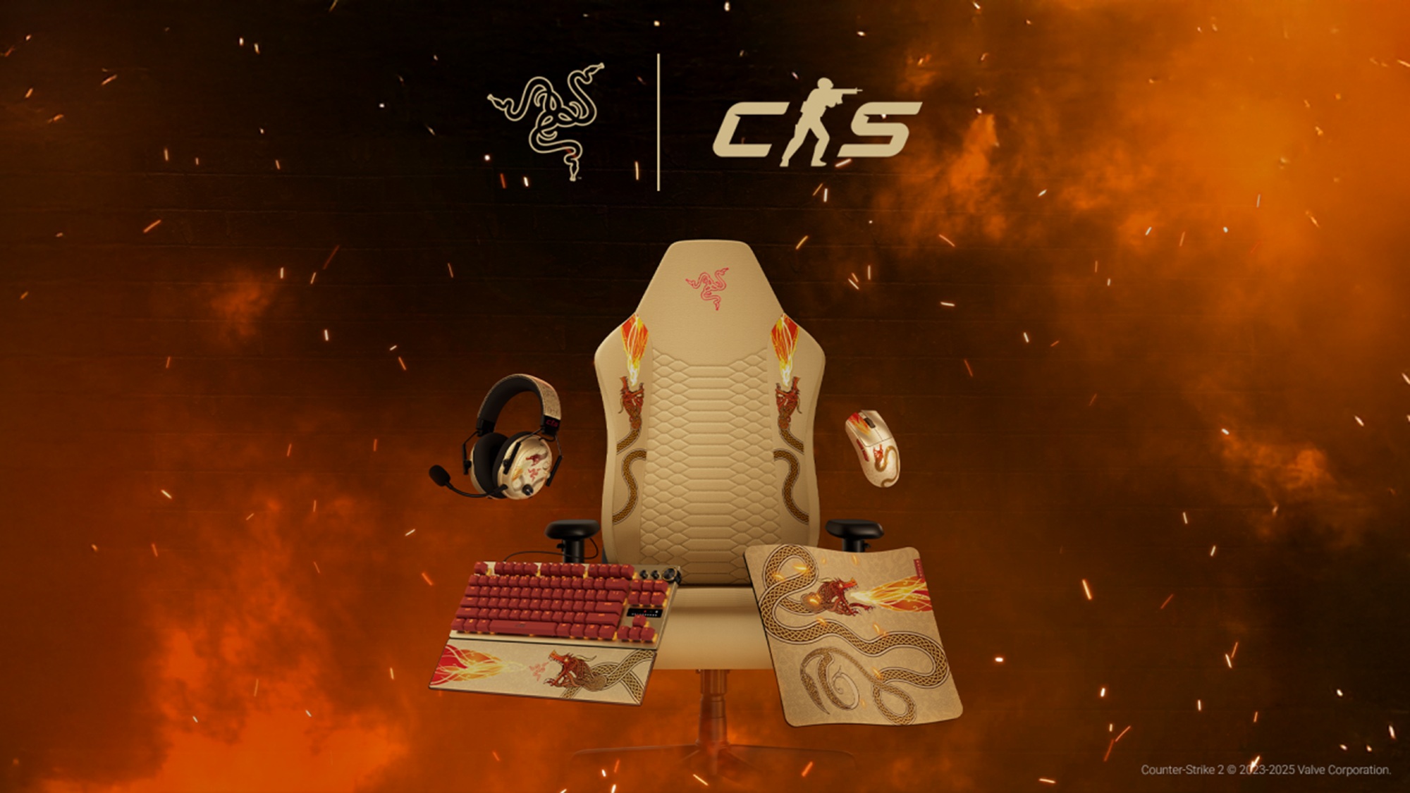 Razer Counter-Strike 2 Gaming Gear Collection Unboxed! (Dragon Lore Edition) (2026)