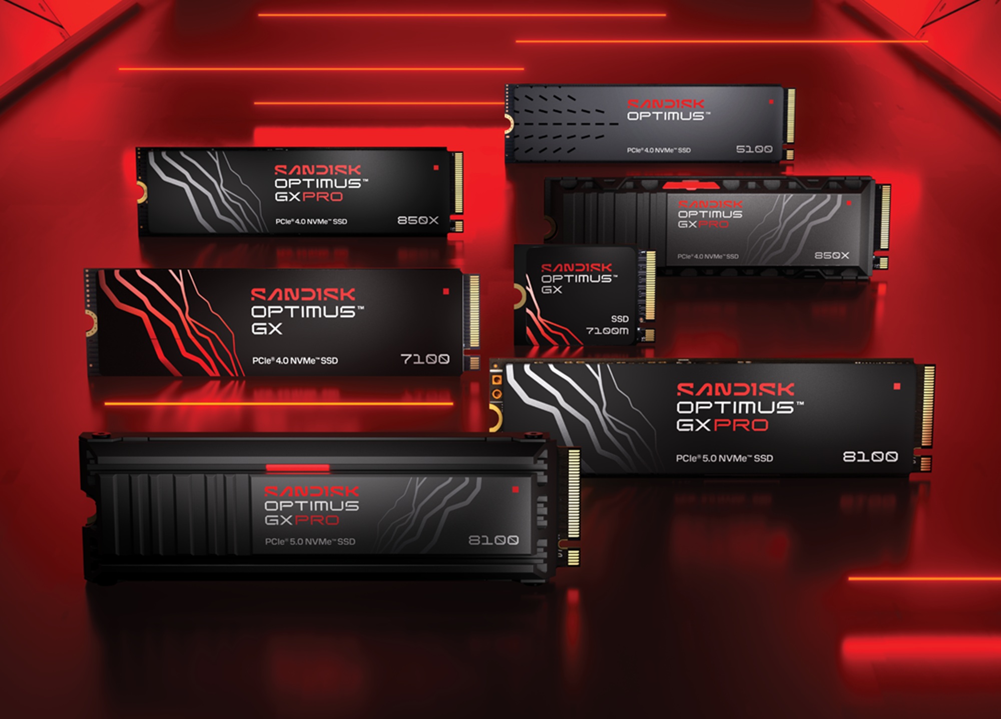 Sandisk Unveils New Optimus SSD Product Line During CES 2026 Sandisk Optimus SSD Lineup 