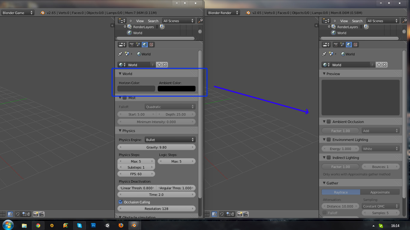 How to make the world background transparent during rendering. Where Is The World Color Picker In Blender 2 65 Basics Interface Blender Artists Community