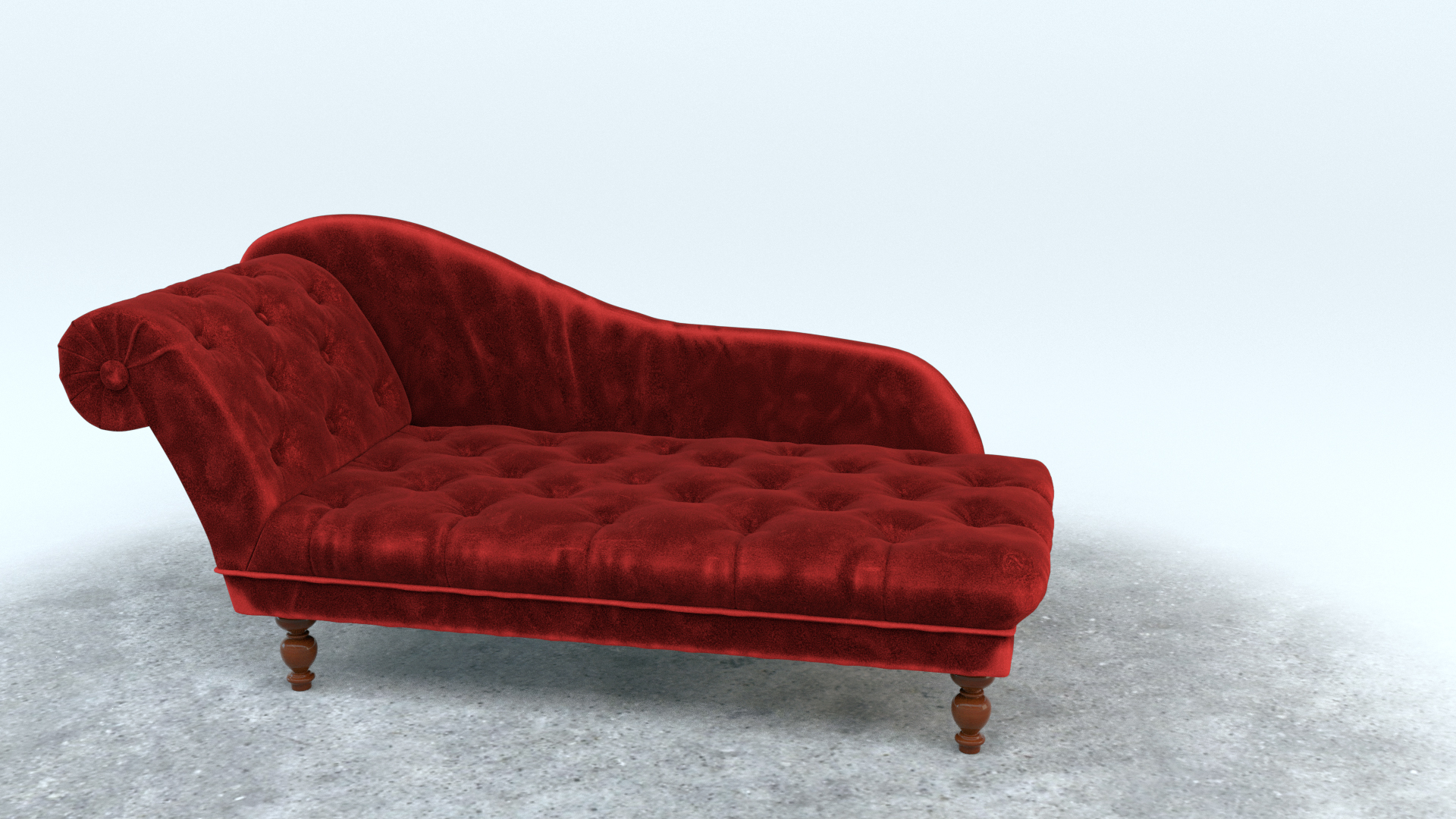 Red Chaise Lounge