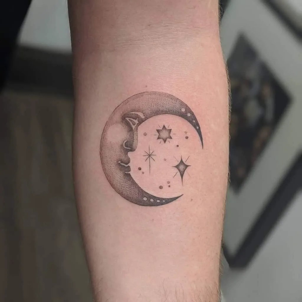 Significado De Los Tatuajes De Luna Creciente Y Estrella - Significado De Los Tatuajes Blendup 1024_x_1024_webp