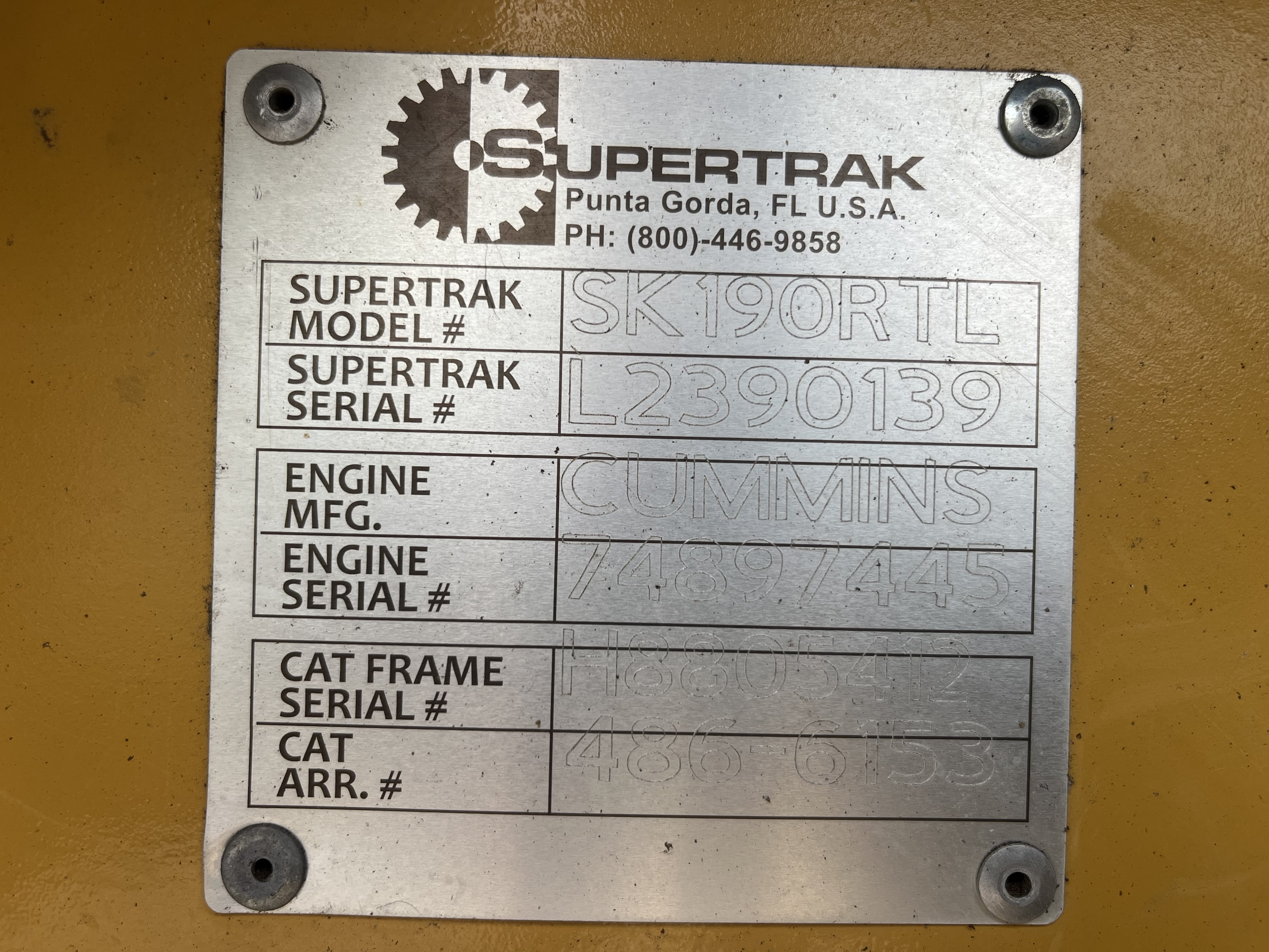 2023 SuperTrak SK190RTL / Cat 908 Dedicated Heavy Duty Wheeled Mulching Machine