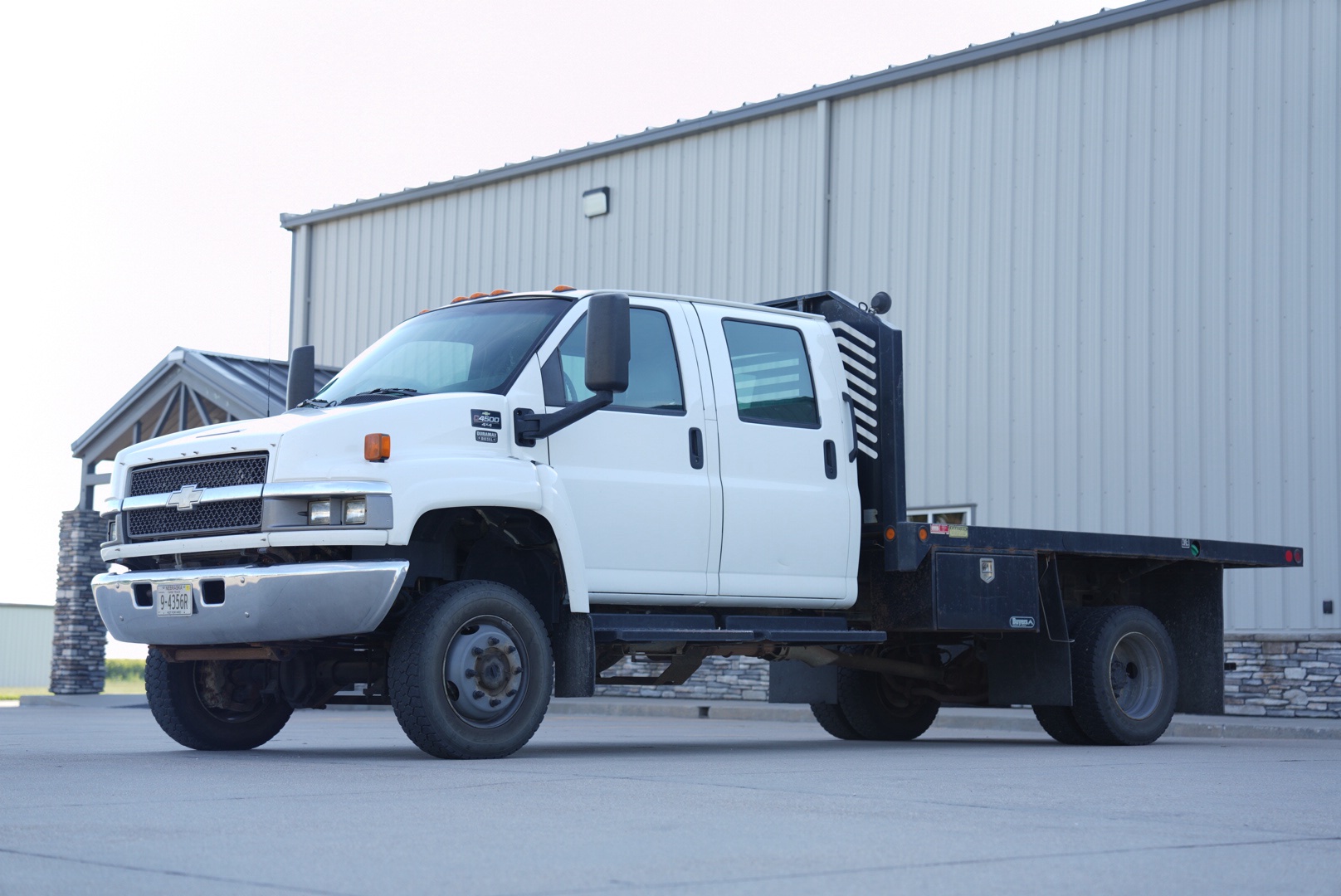 2008 Chevy Topkick C4500 4x4 Diesel Flatbed Truck