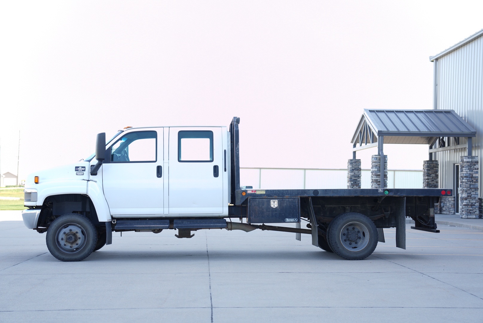 2008 Chevy Topkick C4500 4x4 Diesel Flatbed Truck