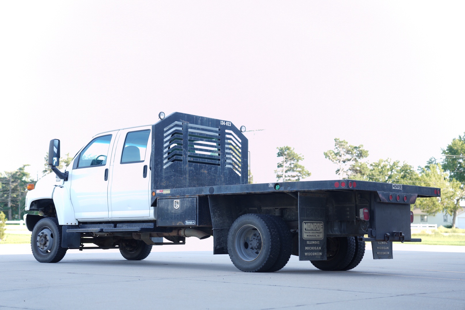 2008 Chevy Topkick C4500 4x4 Diesel Flatbed Truck