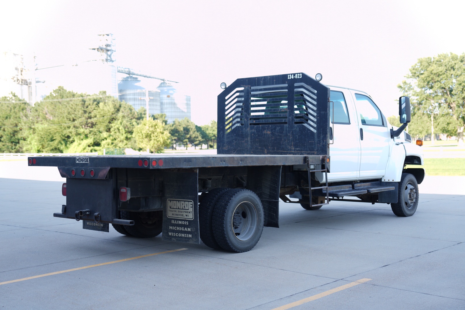 2008 Chevy Topkick C4500 4x4 Diesel Flatbed Truck