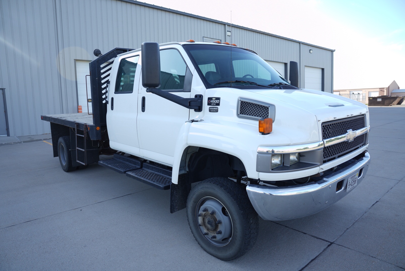 2008 Chevy Topkick C4500 4x4 Diesel Flatbed Truck