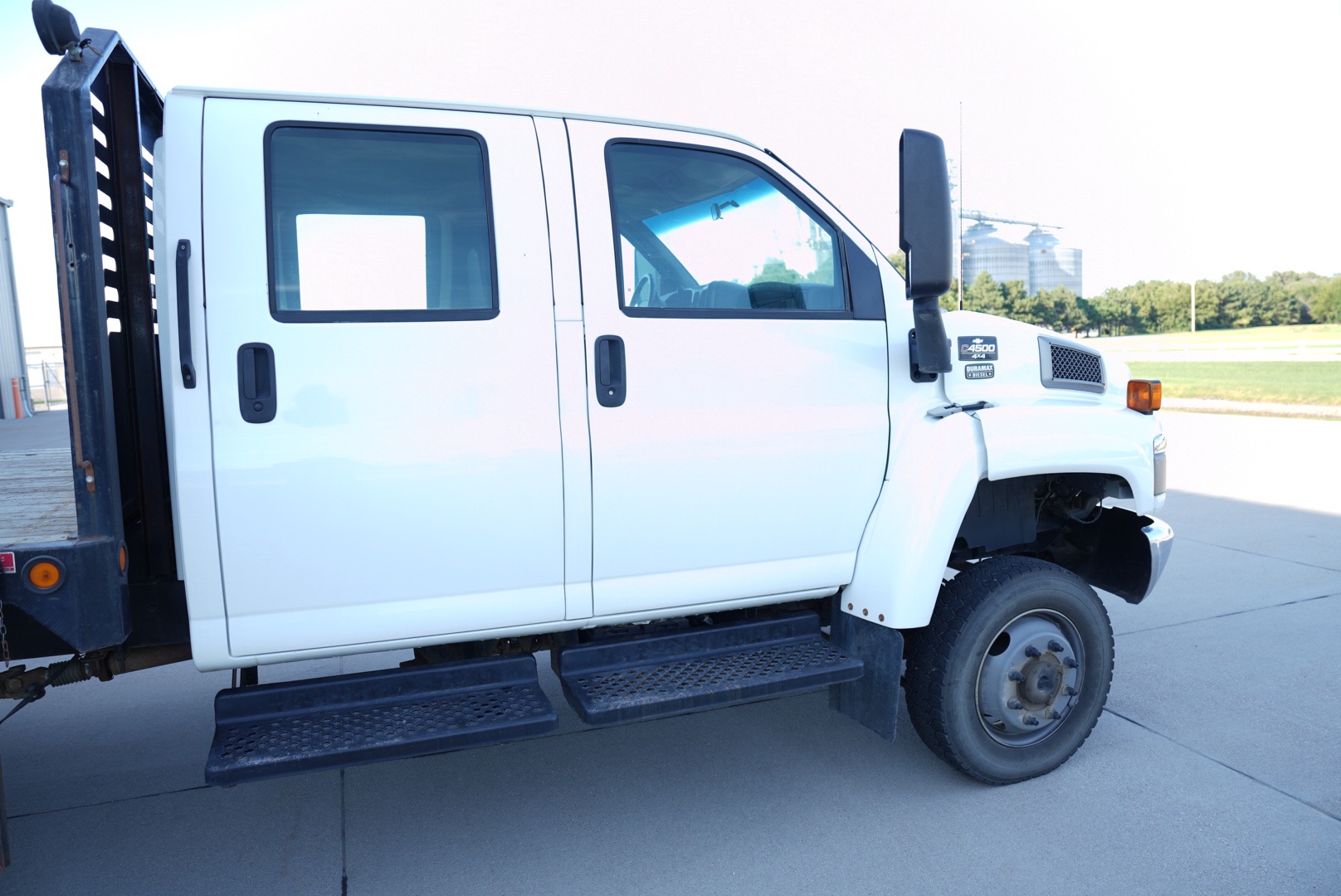 2008 Chevy Topkick C4500 4x4 Diesel Flatbed Truck