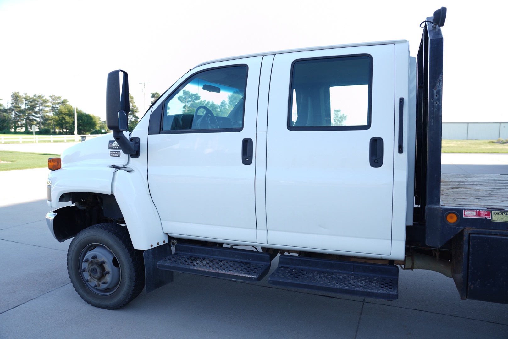 2008 Chevy Topkick C4500 4x4 Diesel Flatbed Truck