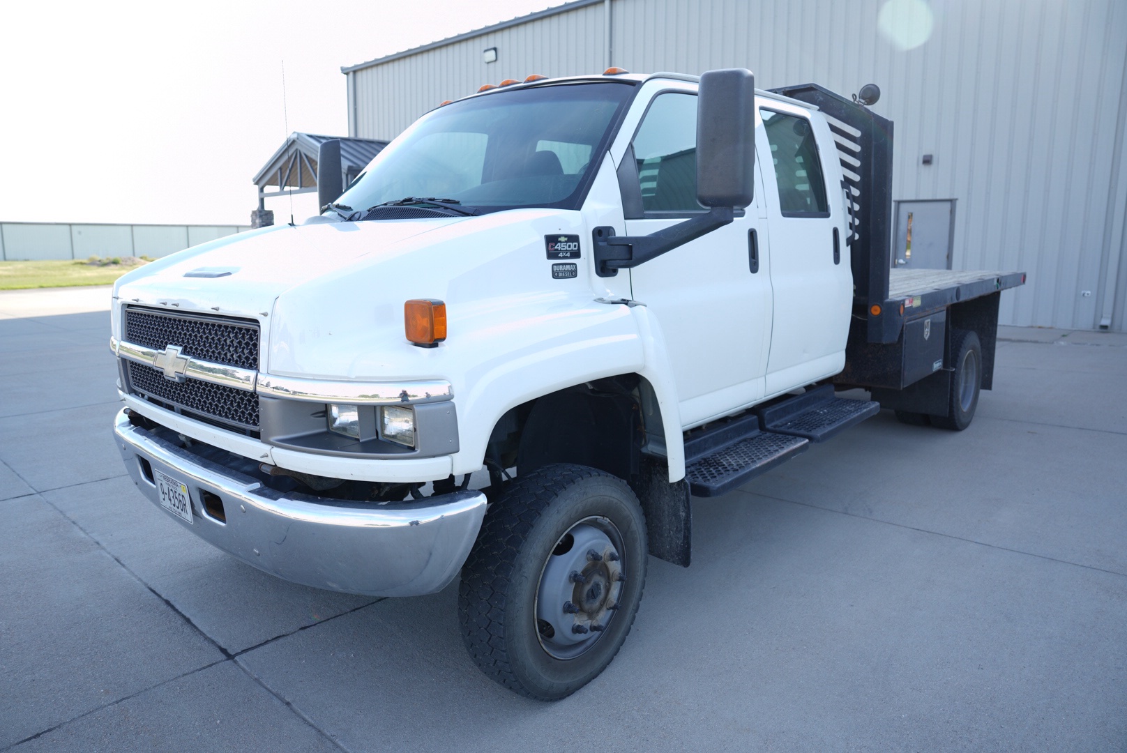 2008 Chevy Topkick C4500 4x4 Diesel Flatbed Truck