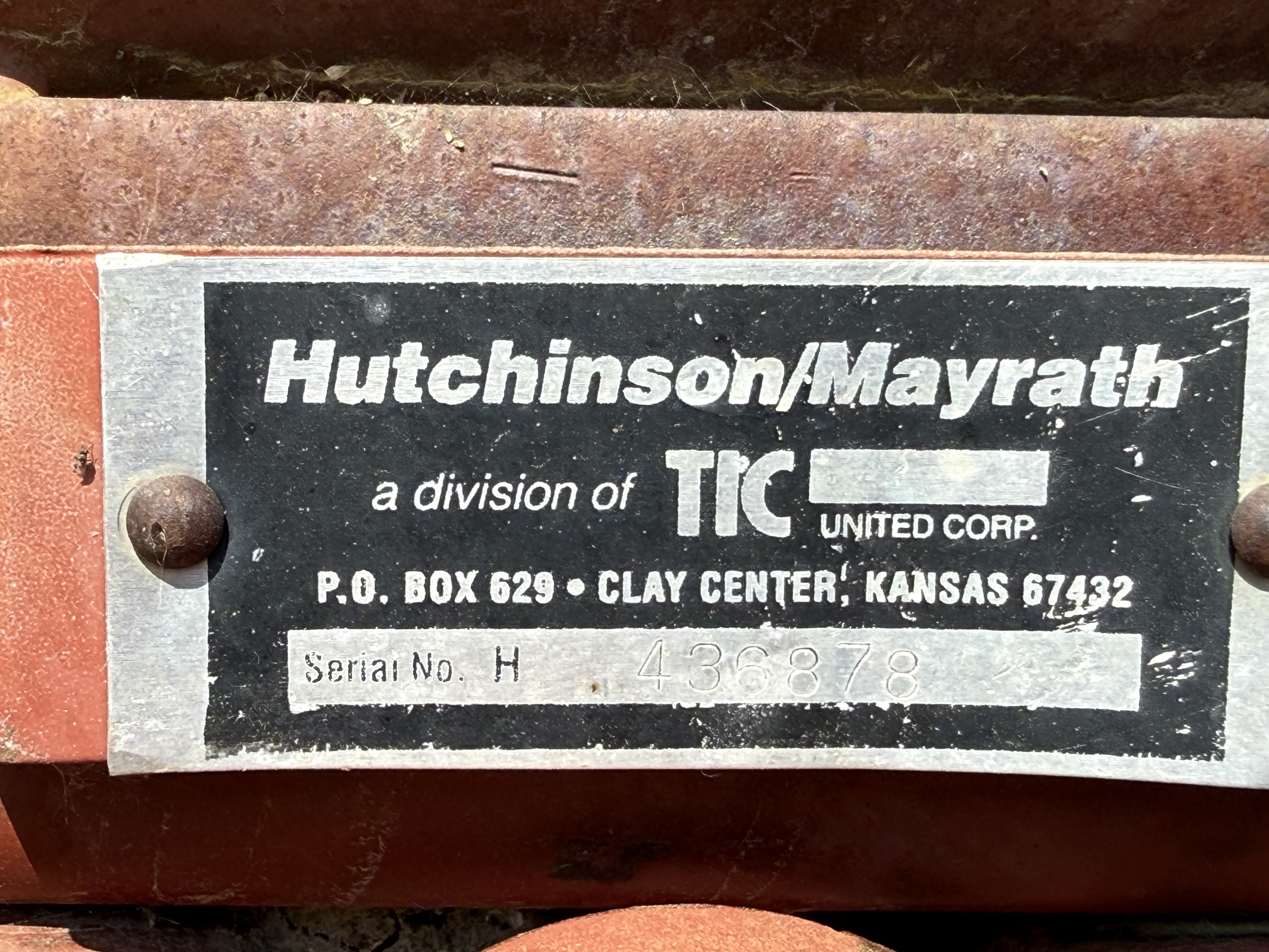 Hutchuson 8” Auger