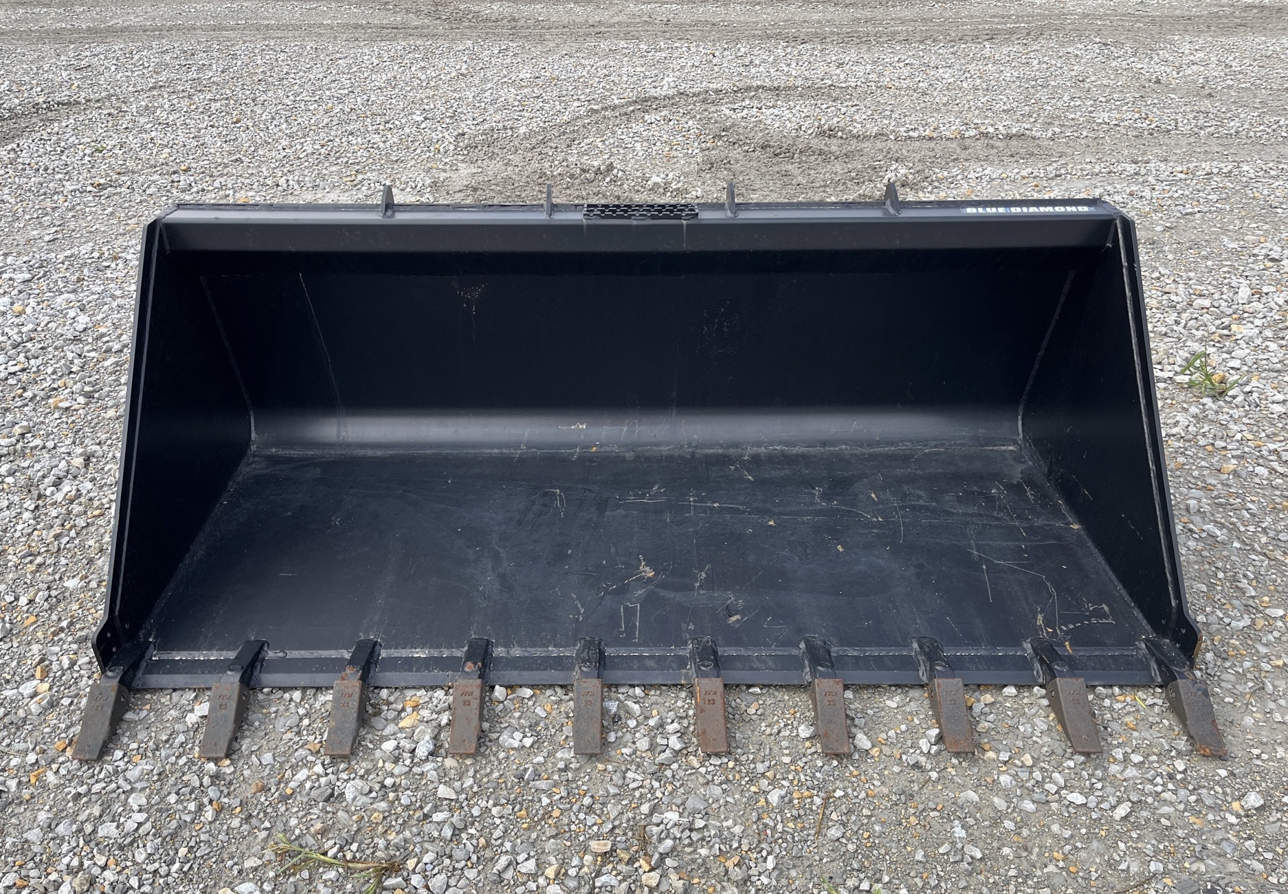 New/Unused Blue Diamond 84” Skid Steer Tooth Bucket
