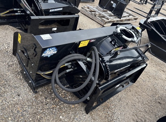 New/Unused Blue Diamond 76” Heavy Duty Skid Steer Snowblower
