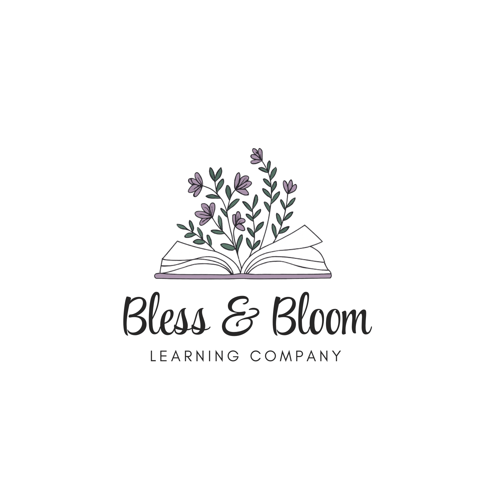 Bless and Bloom Learning Company Logo