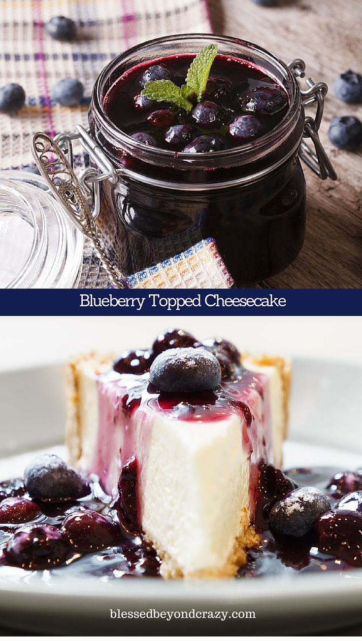 Blueberry Topped Cheesecake