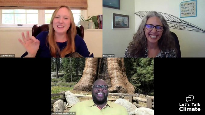Speakers from Let's Talk Climate Episode Sharing Together