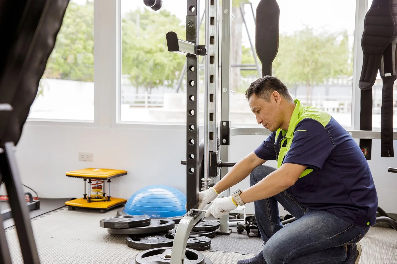 Home gym installation and assembly in Pittsburgh PA.