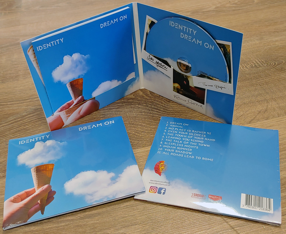 Pressage CD "Dream on" Bleulaser Pressage CD Digifile Digipack