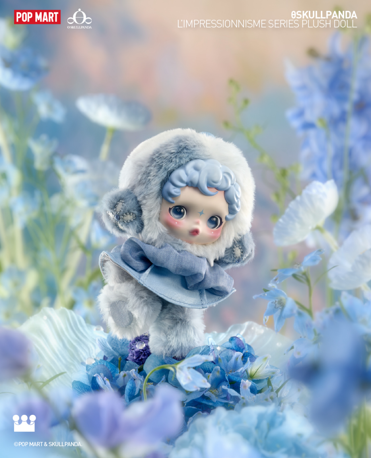 SKULLPANDA L'impressionnisme Series Vinyl Plush Doll - Blind Box Chile