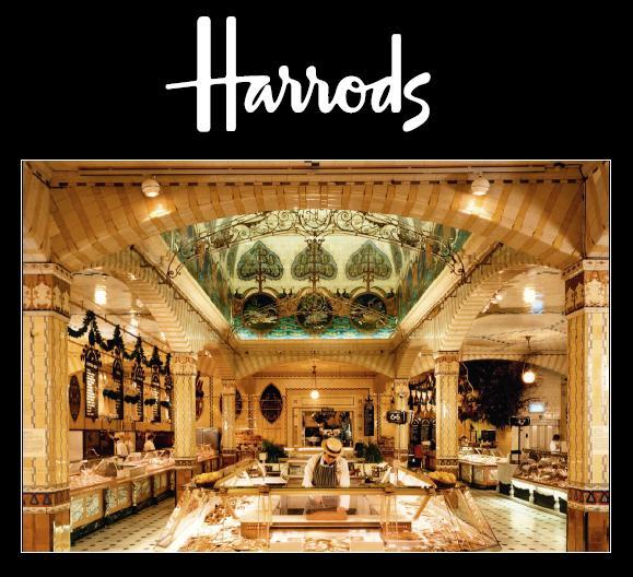 Entrance into Harrods Food Halls