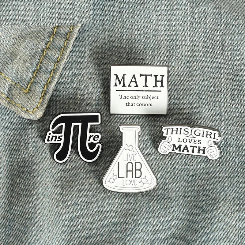 Math S Lab Enamel Pin The Blingspot Studio