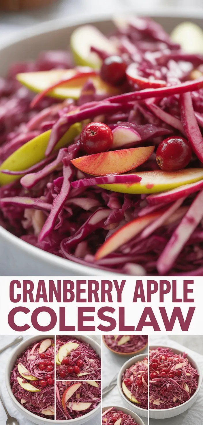 CRANBERRY APPLE COLESLAW Recipe