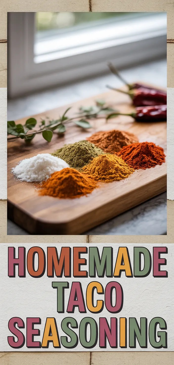 Homemade Taco Seasoning Recipe (Replace Packets Full Of Processed Ingredients!)