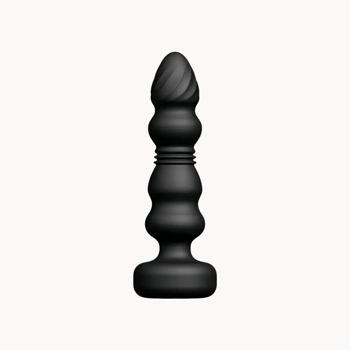 BeadThrust™ anal toy on a light grey background.