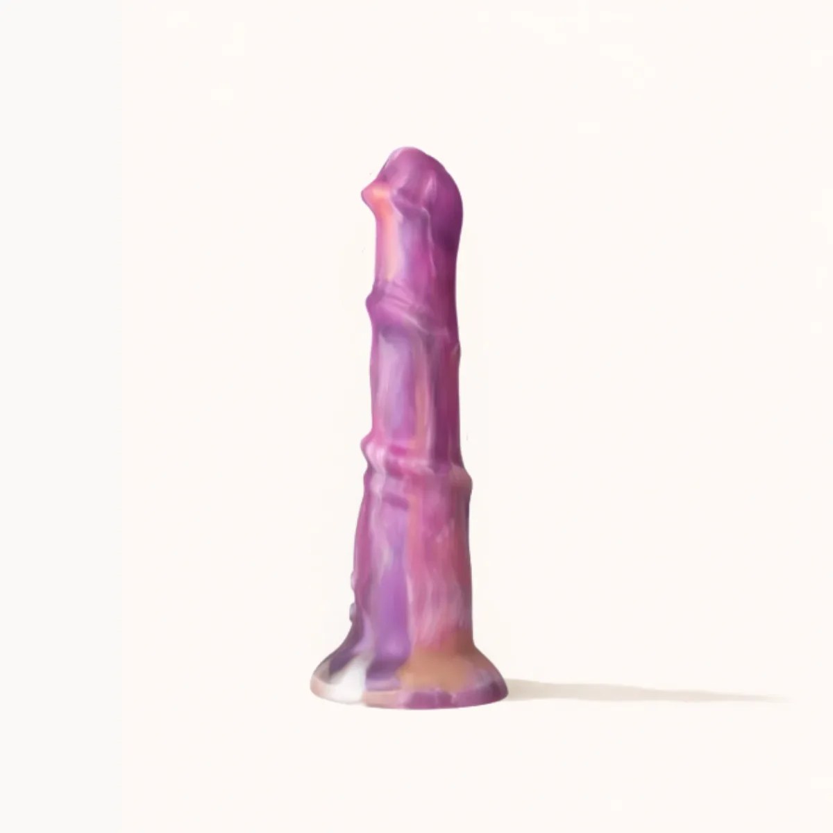 Pink Stallion dildo rotated view.