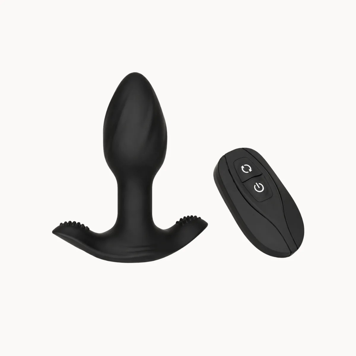 Toren anal toy on a light grey background.