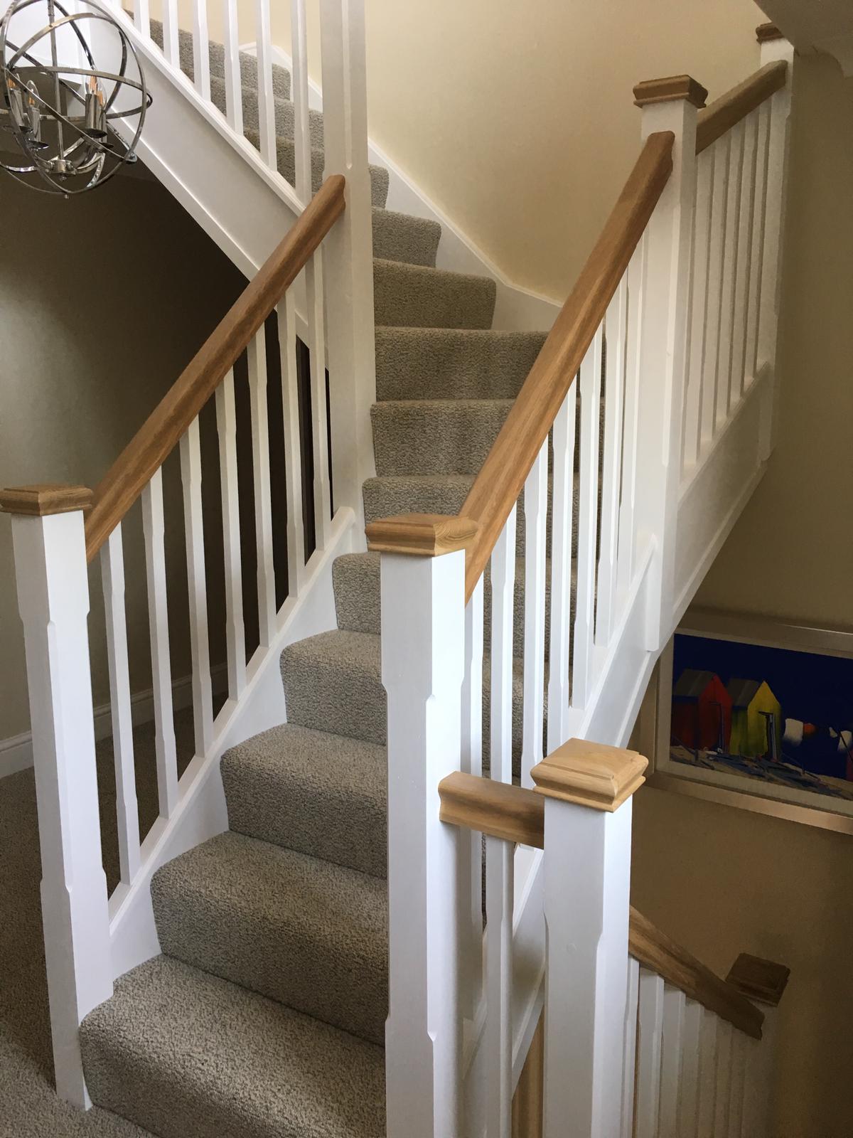 Would you dare drive on the most dangerous roads in the world? White wooden banisters - Bliss Joinery | Kent Bespoke