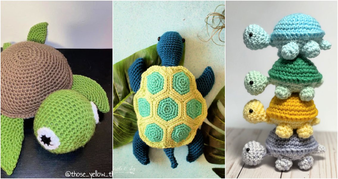 25 free crochet turtle patterns (amigurumi pattern)