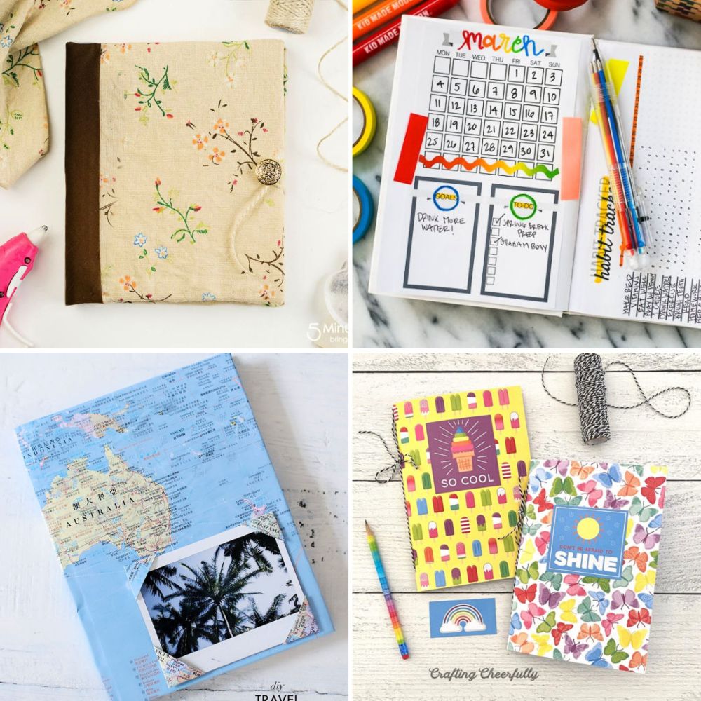 Diy journal (25 ideas)