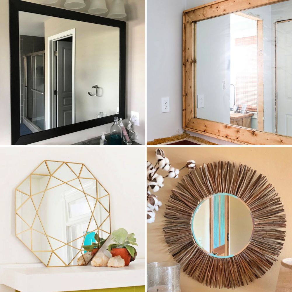 Diy mirror frame: (30 ideas)