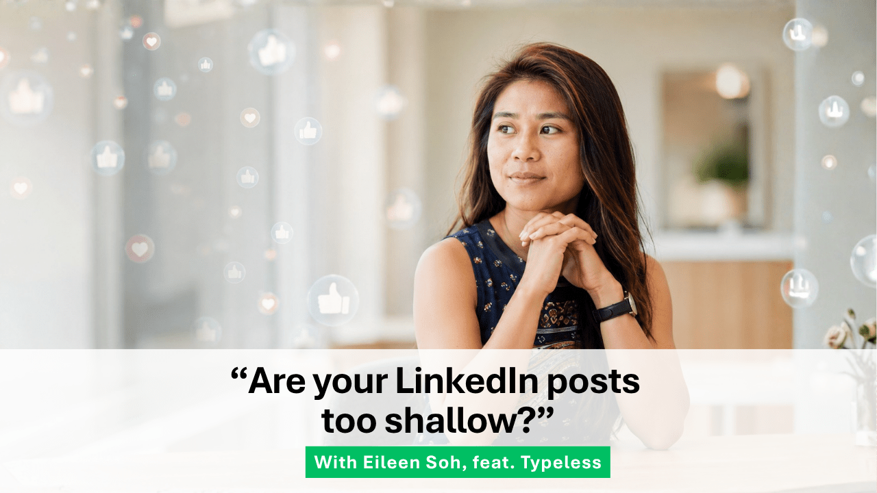 How to write a LinkedIn post with substance?