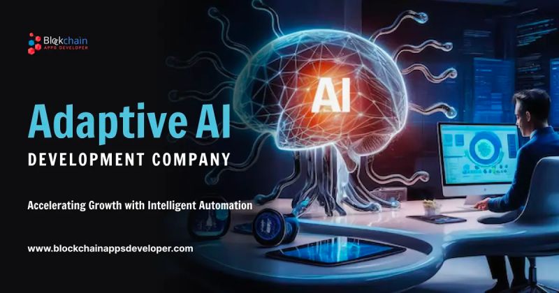 Adaptive Ai Development Company Blockchainappsdeveloper - Premium Gradient Pattern Gallery - HD