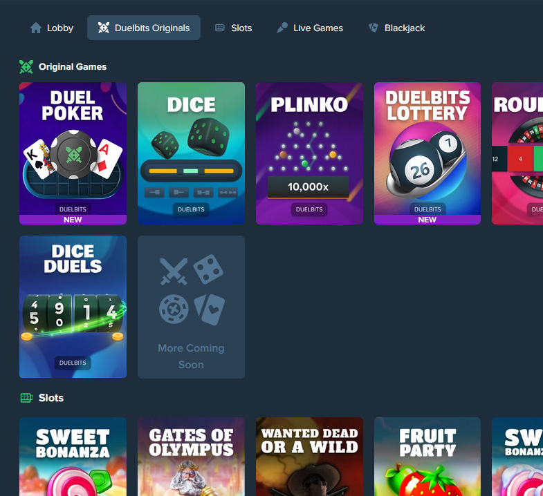 Quelques jeux proposés
