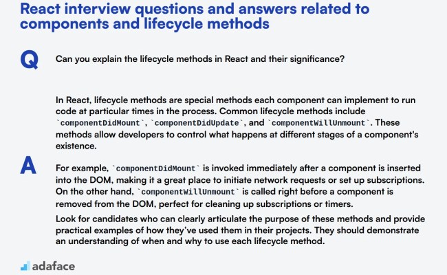 53 React Interview Questions - Adaface