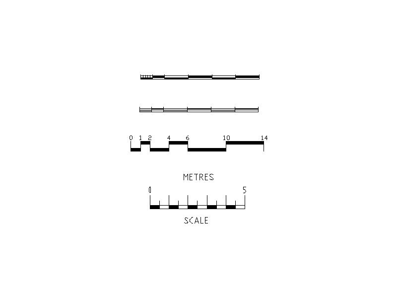 scale bars free cad blocks in dwg file format on architectural drawing scale bar